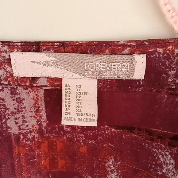 Forever 21 Sheer Blouse Size XS - Picture 6 of 6